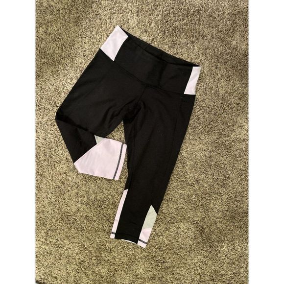 Lululemon Brand Women’s Embody Crop Luon Material Yoga Cropped Tights size 6 EUC - Picture 3 of 12